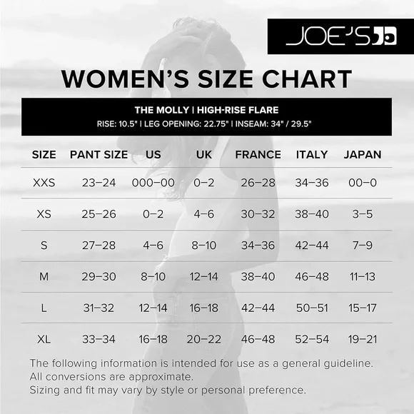 NWT $188 Joe’s Jeans WHITE The Molly high rise flare (bin 46) - Picture 5 of 10